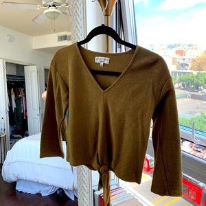 Madewell top w tie